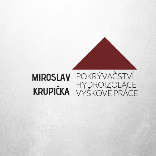 Logo Miroslav Krupička - pokrývačství, hydroizolace, výškové práce