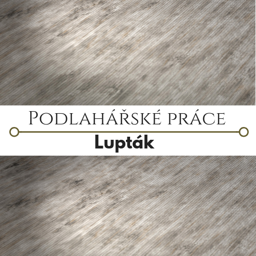 Logo Podlahářské práce Lupták